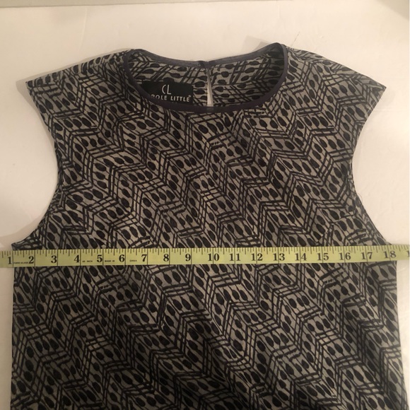 Carole Little Sheer Midi Dress Women’s 10 Black and White - Picture 5 of 6